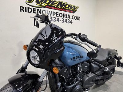 2025 Indian Motorcycle Sport Scout Limited +Tech Storm Blue — photo 9 view