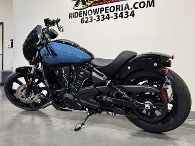 2025 Indian Motorcycle Sport Scout Limited +Tech Storm Blue — interior view