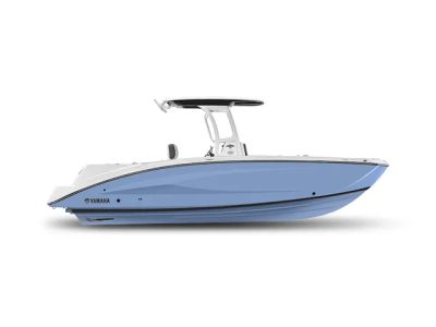 2026 Yamaha Boats 255 FSH Sport H — front three-quarter view