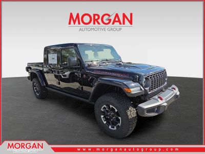 2026 Jeep Gladiator Rubicon in Black — front three-quarter view
