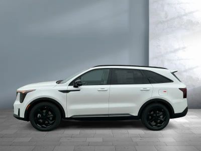 2026 Kia Sorento Hybrid — rear three-quarter view