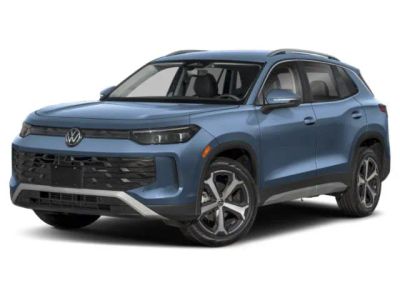 2026 Volkswagen Tiguan SE in White — front three-quarter view