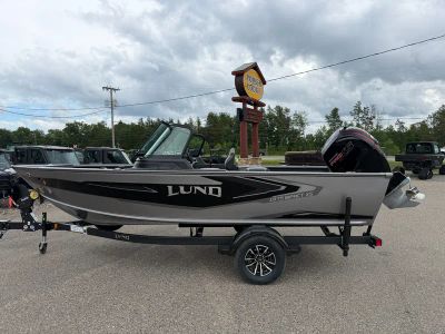 2027 Lund 1875 IMPACT XS Z18IX in BLK/ SILVER/ SILVER — front three-quarter view