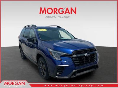 2026 Subaru Ascent Premium in Blue — front three-quarter view