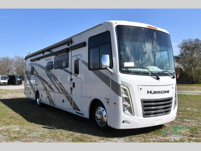 2024 Thor Motor Coach Hurricane — front three-quarter view