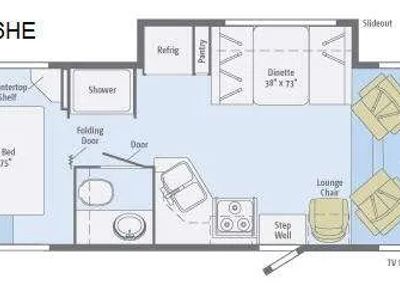 2013 Winnebago Vista — front three-quarter view