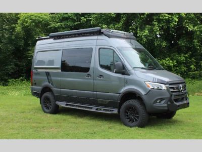 2026 Remote Vans Remote Vans in Selenite Gray — front three-quarter view