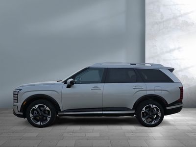 2026 Hyundai Palisade Hybrid — rear three-quarter view