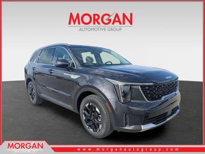 2026 Kia Sorento S in Panthera Metal — front three-quarter view