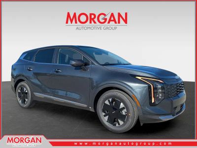 2026 Kia Sportage Hybrid LX in Gravity Gray — front three-quarter view