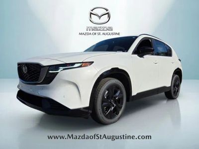 2026 Mazda CX-5 2.5 S Premium in White — front three-quarter view