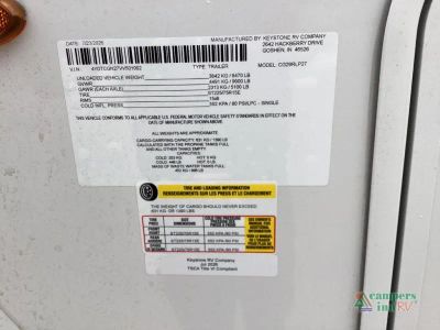 2027 Keystone RV Cougar Half-Ton — engine compartment view