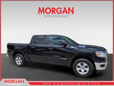 2024 Ram 1500 Big Horn/Lone Star in Black — front three-quarter view