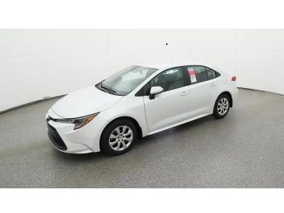 2026 Toyota Corolla LE in Wind Chill Prl — front three-quarter view