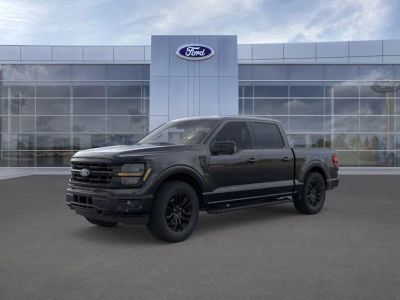 2026 Ford F-150 in Agate Black — front three-quarter view