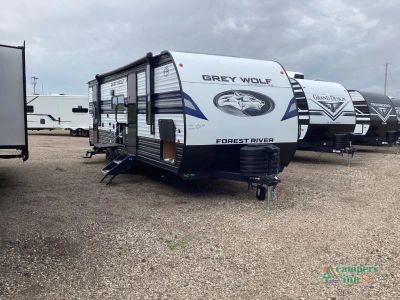 2027 Forest River RV Cherokee Grey Wolf — front three-quarter view