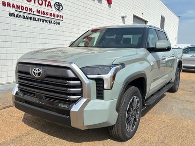 2026 Toyota Tundra Limited in Lunar Rock — front three-quarter view