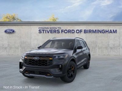 2026 Ford Explorer — rear three-quarter view