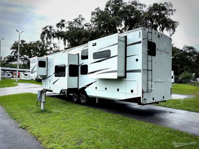 2024 Grand Design Solitude — rear three-quarter view