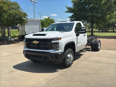 2025 Chevrolet Silverado 3500 HD Chassis Cab — rear three-quarter view