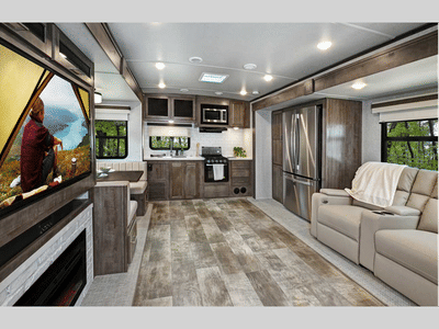 2024 Forest River RV Rockwood Signature — rear three-quarter view