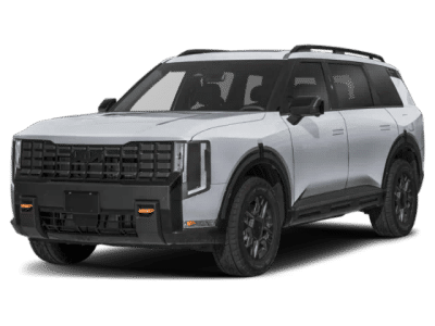2027 Kia Telluride X-Pro SX in Gray — front three-quarter view