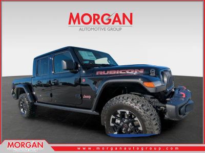 2026 Jeep Gladiator Rubicon in Black — front three-quarter view