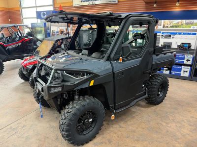2026 Polaris Ranger XP 1000 NorthStar Edition Ultimate R26RRY99AH in Stealth Gray — front three-quarter view