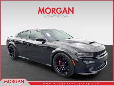 2022 Dodge Charger SRT Hellcat Widebody in Black — front three-quarter view