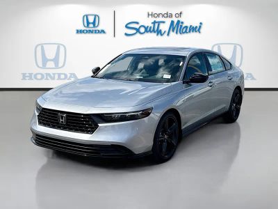 2026 Honda Accord Hybrid — rear three-quarter view