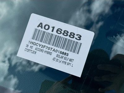 2026 Honda Accord Hybrid — photo 27 view