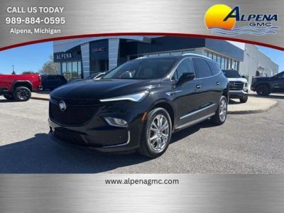 2024 Buick Enclave Essence in Ebony Twilight Metallic — front three-quarter view