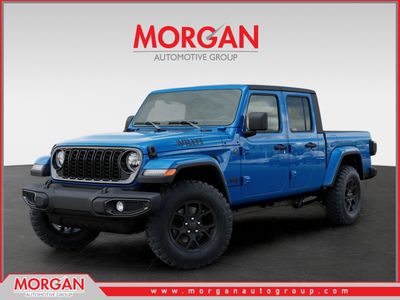 2026 Jeep Gladiator Willys in Blue — front three-quarter view