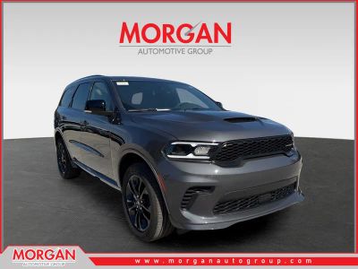 2026 Dodge Durango GT Plus in Vapor Gray — front three-quarter view