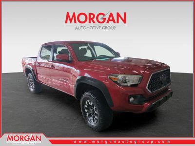 2018 Toyota Tacoma TRD Off Road in Barcelona Red Metallic — front three-quarter view