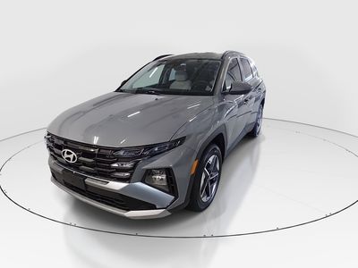 2025 Hyundai Tucson — rear three-quarter view