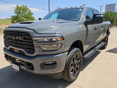 2026 RAM 2500 Laramie in Ceramic Gray Clearcoat — front three-quarter view