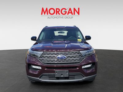 2023 Ford Explorer — rear three-quarter view