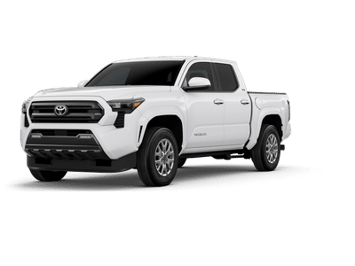 2026 Toyota Tacoma SR5 in Ice Cap — front three-quarter view