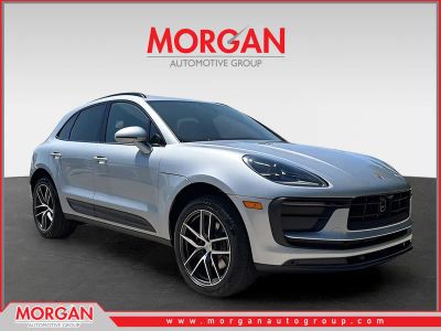 2026 Porsche Macan T in Dolomite Silver Metallic — front three-quarter view