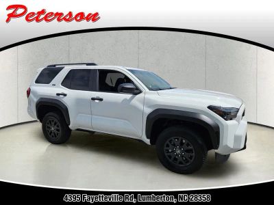 2025 Toyota 4Runner SR5 in Ice — front three-quarter view