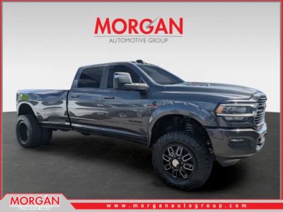 2024 Ram 3500 Laramie in Gray — front three-quarter view