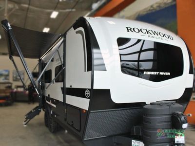 2026 Forest River RV Rockwood Mini Lite — rear three-quarter view