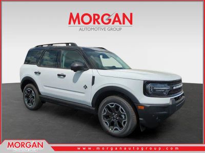 2026 Ford Bronco Sport Outer Banks in White — front three-quarter view