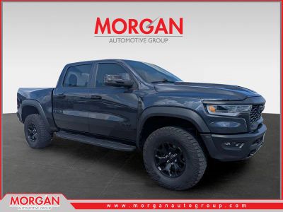 2025 Ram 1500 RHO in Blue — front three-quarter view