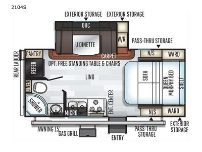 2019 Forest River RV Rockwood Mini Lite - Photo 2
