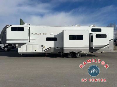 2026 Alliance RV Paradigm 395DS — front three-quarter view