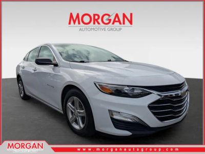 2022 Chevrolet Malibu LS in White — front three-quarter view