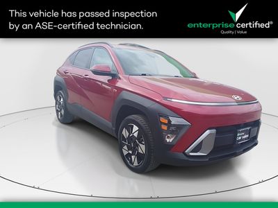 2025 Hyundai Kona SEL AWD — front three-quarter view