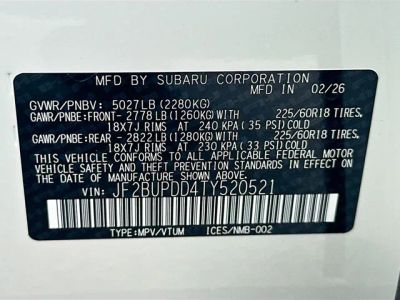 2026 Subaru Outback — photo 32 view